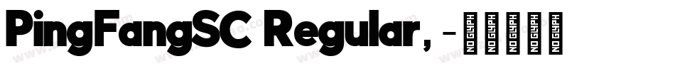 PingFangSC Regular,字体转换
